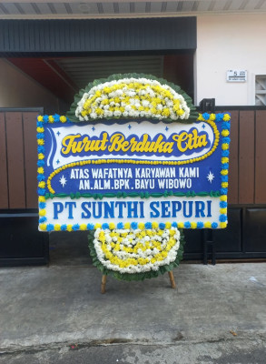 Papan Bunga Duka di Batuputih Atas